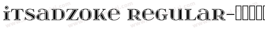 itsadzoke Regular字体转换